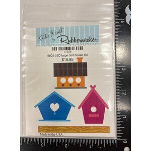 5505-03D Birdhouse Die-Cutting Set By Kittie Kraft & Rubbernecker 11558